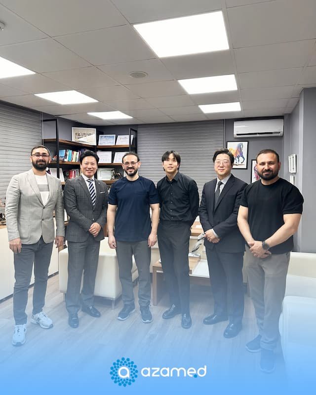 Azamed Medikal'de Güney Koreli Üreticilerle Görüş