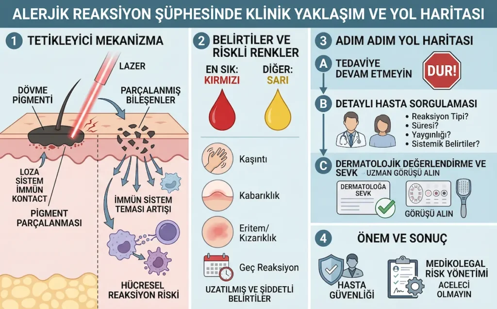 Dövme Silmede Alerjik Reaksiyon Şüphesinde Klinik Yaklaşım